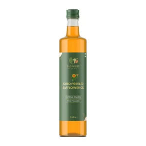 Cold Pressed Safflower Oil – Certified Organic – 1 Ltr