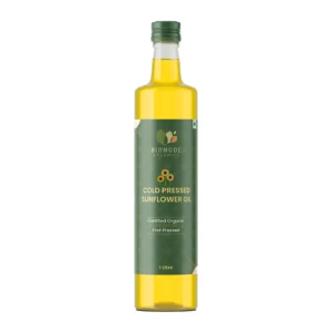 Cold Pressed Sunflower Oil – Certified Organic – 1 Ltr